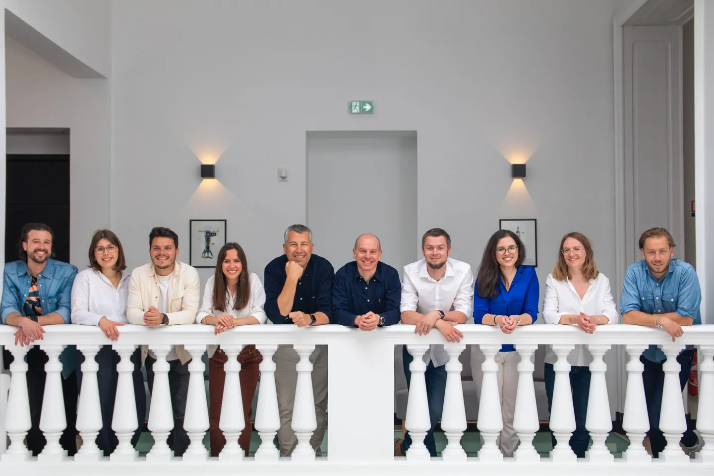 The PeeK'in team gathered in its offices